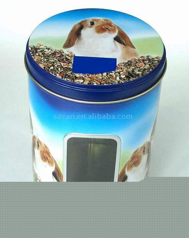 Animal Food Tin Can