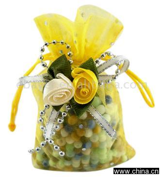 Transparent Lacy Jewelry Pouch