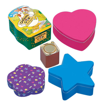 Flower Shape Tin Box, Food Packing Box