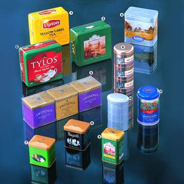Tea Tin Cans