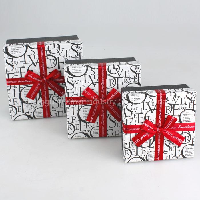 holiday paper gift box