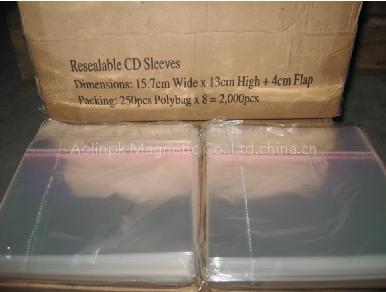 adhesive cd sleeve/cd sleeves