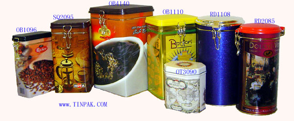 China (Mainland) Airtight Coffee Tins