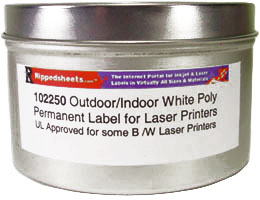 United States UL Approved Laser Printer Self Adhesive