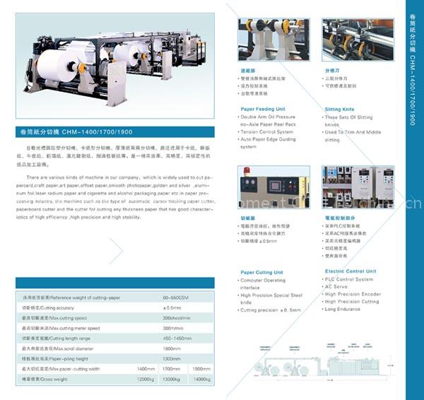 Paper converting machine CHM-1400IIII