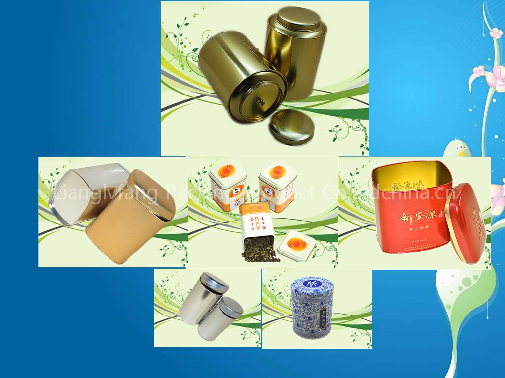 tea tin box