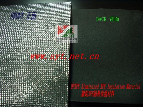 Single-sided Aluminized foil XPE insulation material