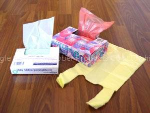 HDPE frgranced nappy bags
