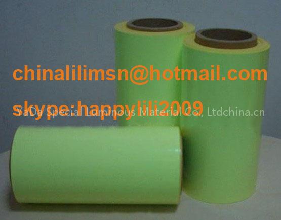 photoluminescent film/sheet ,glow in dark film /glow film