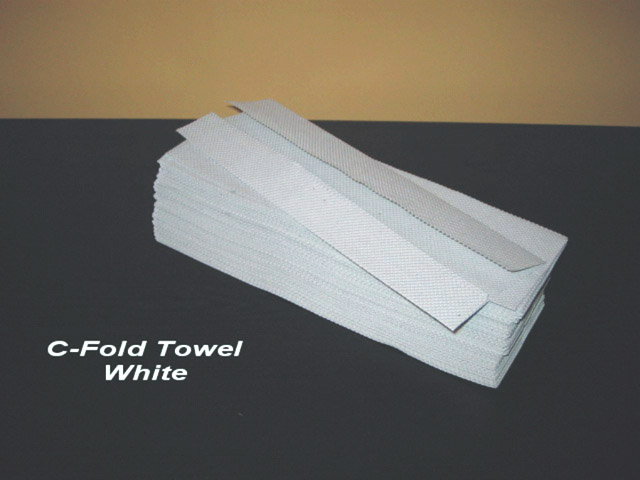 Hong Kong C-fold Towel White