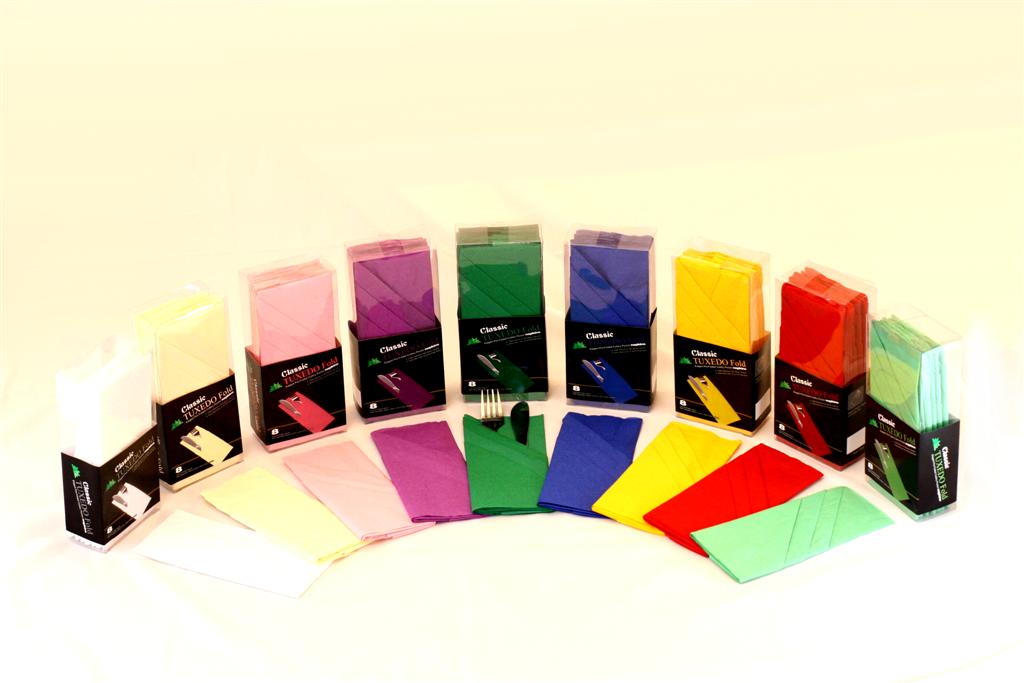 Hong Kong Tissue Paper Napkin - Ready Folded Cutlery Pockets