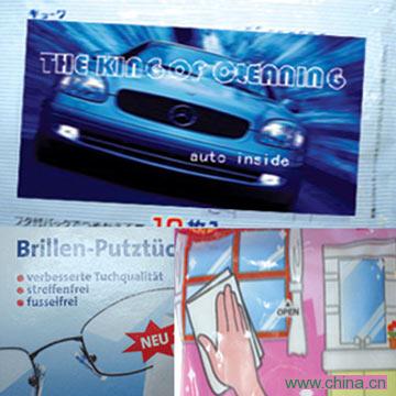 Wet Wipes for Auto & Glass Cleaning