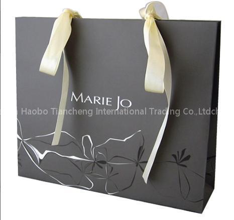 die-cut paper bags/gift bags/paper shopping bags/coated paper bag/