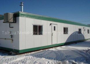 Construction site office trailers