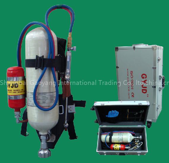 Backpack Oxy-gasoline cutting system