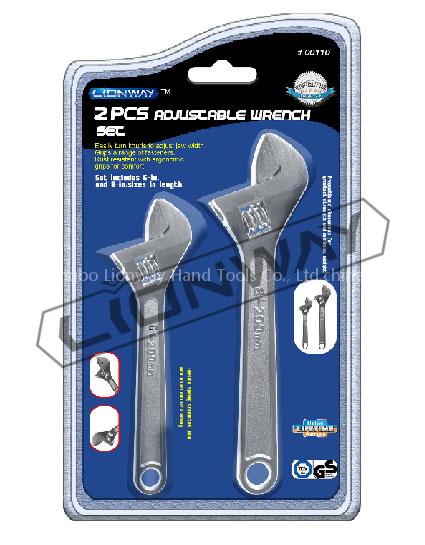 2 PCS Professional Adjustable Wrench Set
