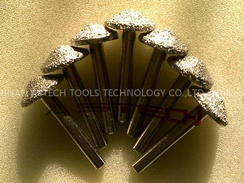 Longer Life Diamond CNC Tools for 2D / 3D Stone Granite CNC Engraving