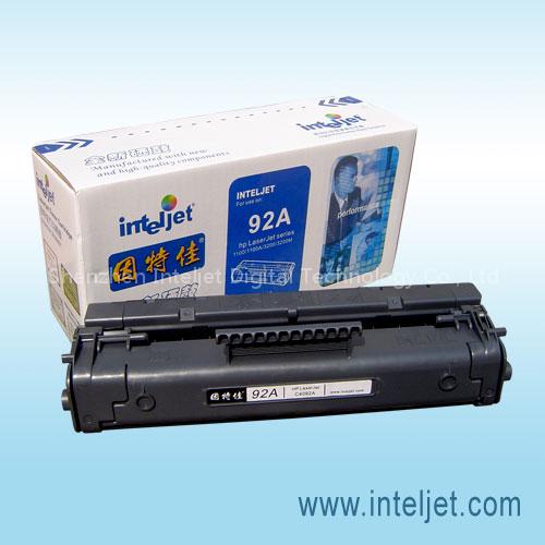 HP black laser toner cartridge