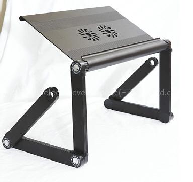 folding, 360 degree adjustable laptop stand