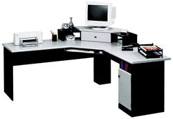 Indonesia Corner Computer Desk L-shaped - O\'\'sullivan Office Furniture