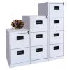 Used Bisley 4 Drawer Metal Cabinets (Black) (Singapore)