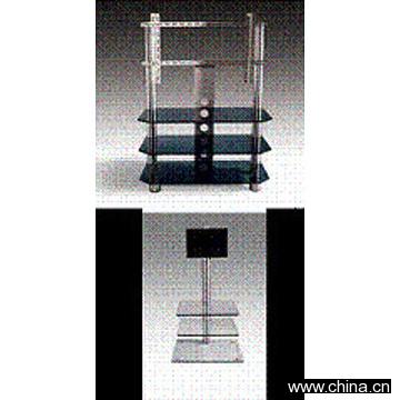 Glass TV stand