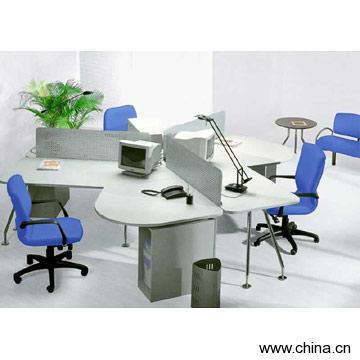 Office Partition and Executive Desk