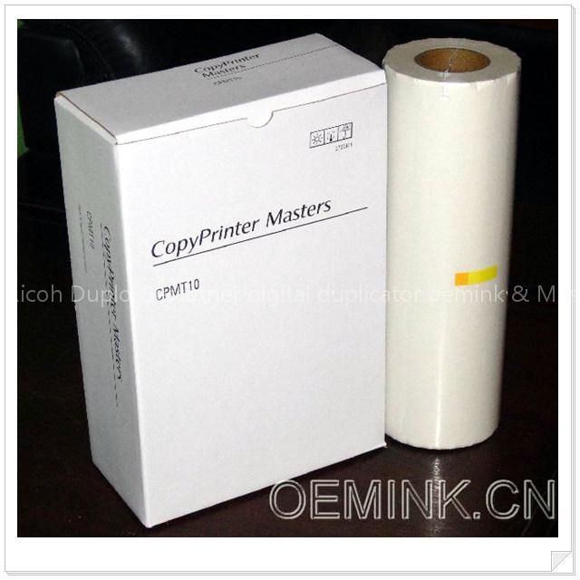 CPMT-5/9 B4 Master rolls Master CPMT-17 Master A4 B4 Master rolls CPMT-10 Master A3 Master rolls Ricoh Gestetner Nashuatec Rex Rotary