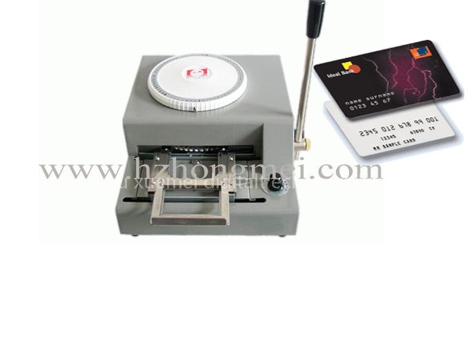 Manual Indent print Machine for PVC Card(embosser machines)