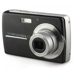 Digital Camera - 12.0 Effective Megapixel (Extrapolated) - 3.0-inch LCD Display - 15x Zoom - Face Detection