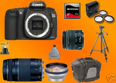 United States Canon EOS 20D 8.2 Megapixel Digital SLR Pro Camera PKG