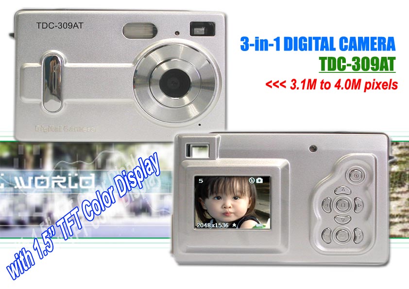 China (Mainland) 3 In 1 Digital Camera