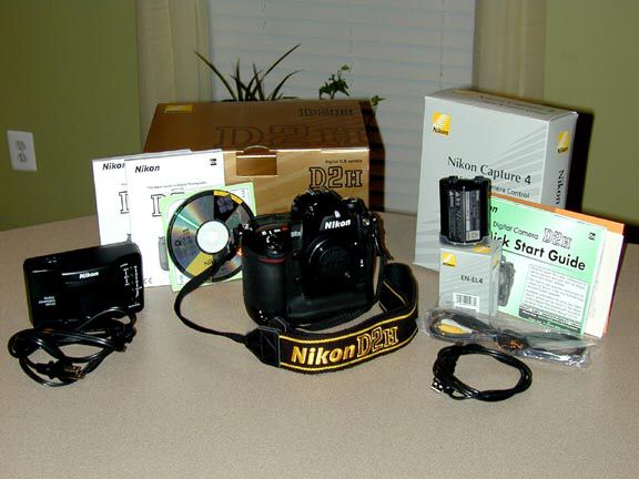 United Kingdom Nikon D2H Professional Digital SLR Camera + Extras NR