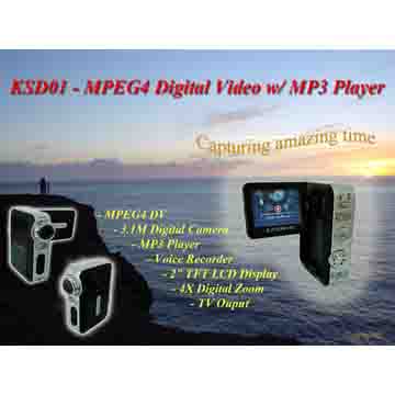Hong Kong Mpeg4 Player Digital Video With MP3 Player