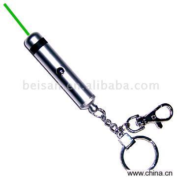 Mini Green Laser Pointer with Keyring