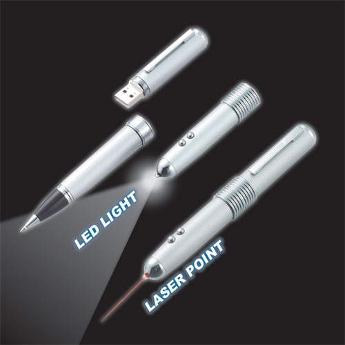 Taiwan USB Flash Drive + Laser Pen+ LED Light