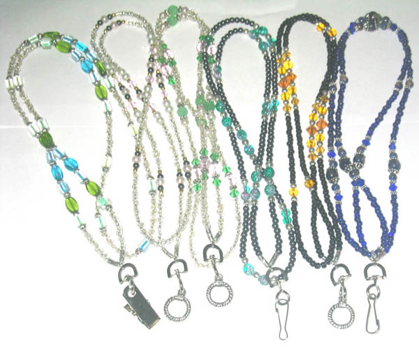 United States Glass Beaded Badge Holder