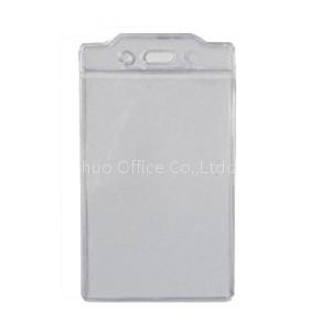 Clear Vinyl Name Card Holder
