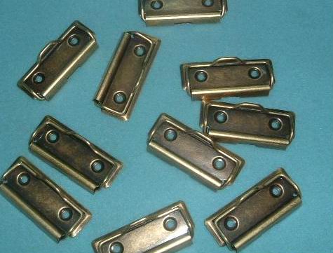 China (Mainland) Metal Clip In Brass Antique Finish