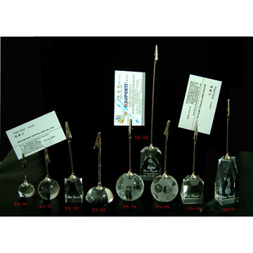 Crystal Note Clamp
