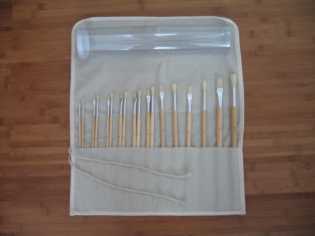 China (Mainland) Brush Set In The Canvas Bag