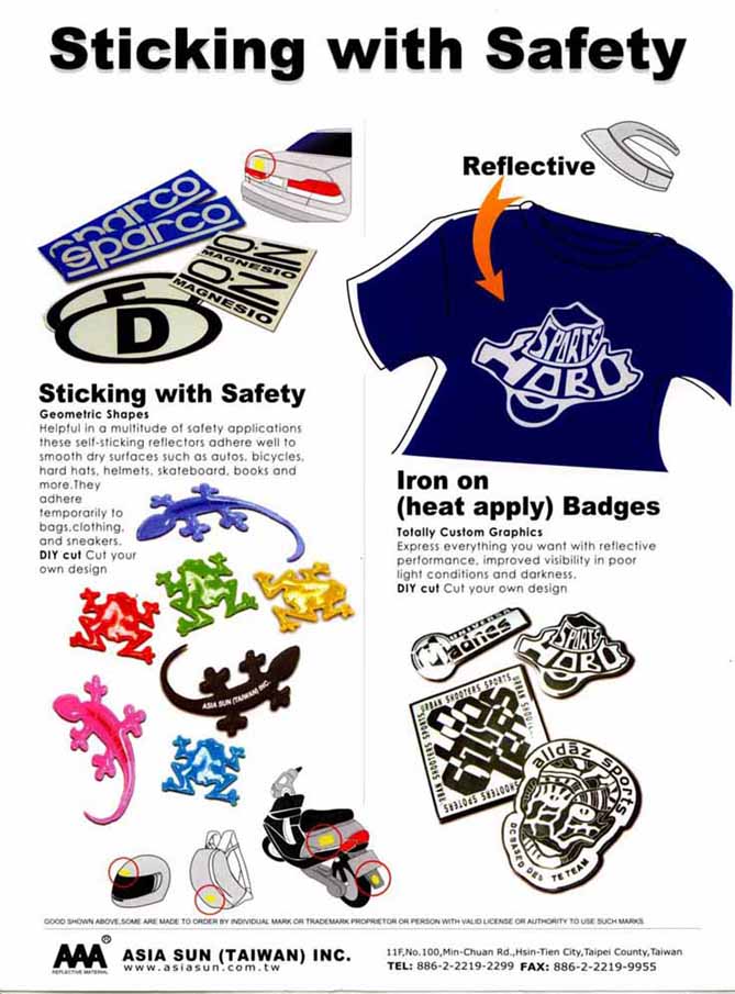 Taiwan Reflective Stickers