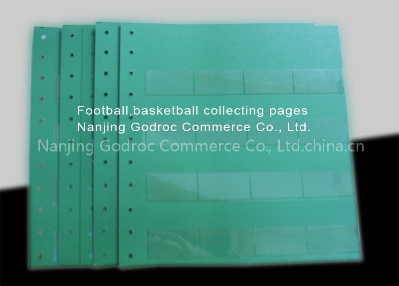 football & basketball and telephone cards collecting stock pages