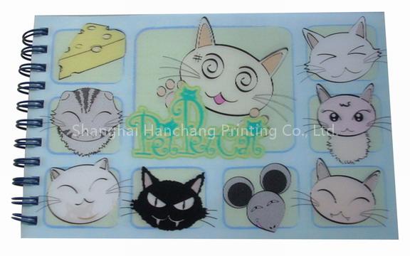 Plastic Cover Page Notebook