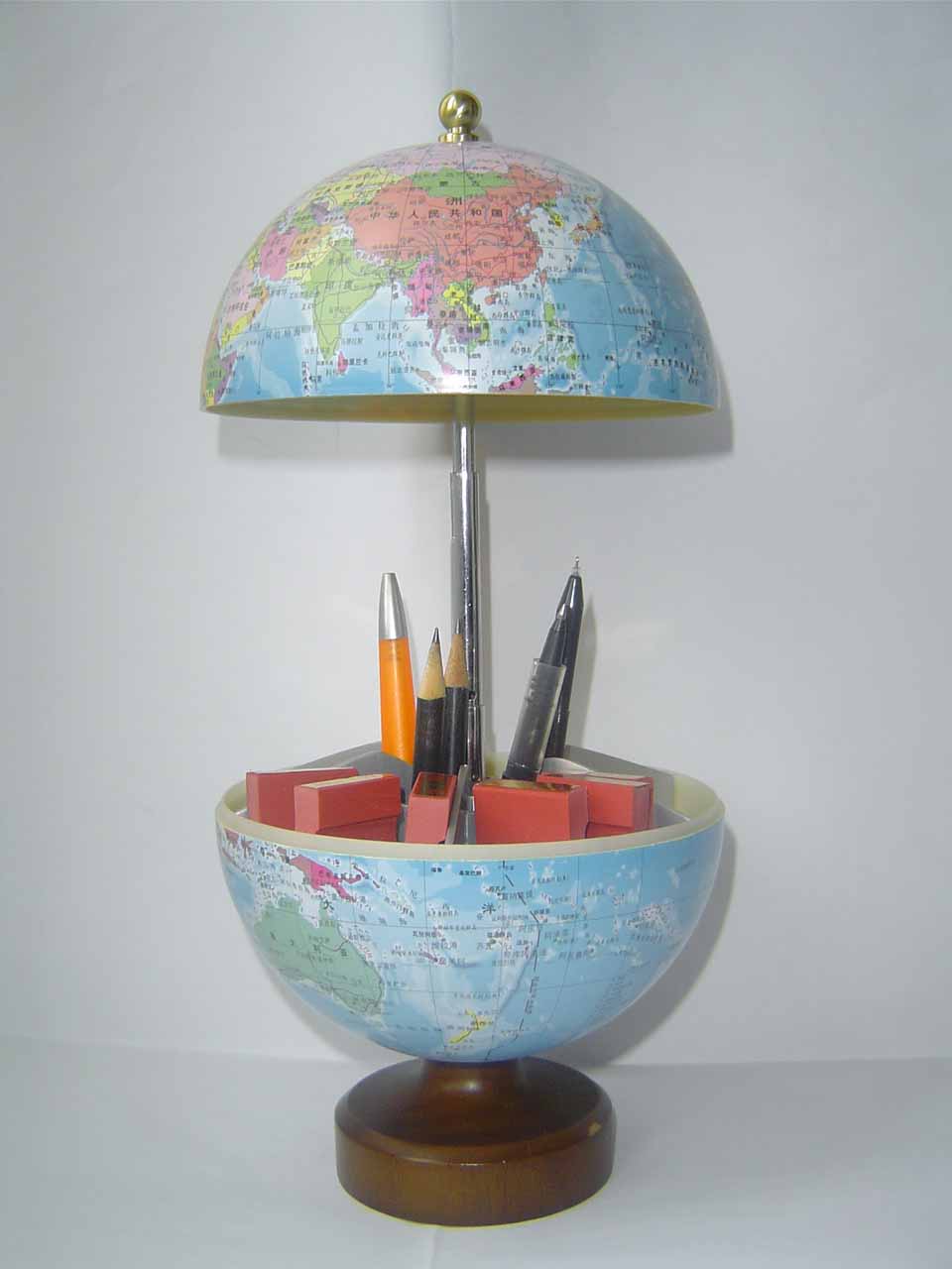 China (Mainland) Openable Globe Stationery, Pencil Case