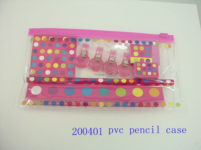 China (Mainland) PVC Pencil Case Stationery Set