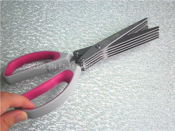 5 blade shredder scissor GS-68 grey color