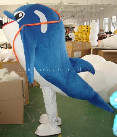 Animal Mascot Dolphin Mascots
