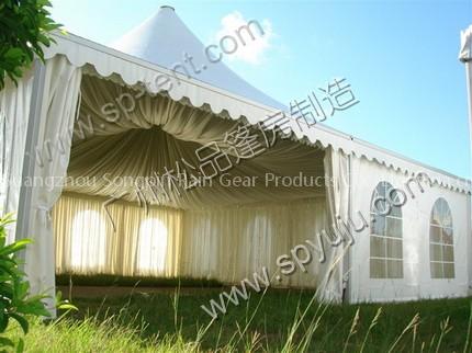 span 6m outdoor luxury wedding tent