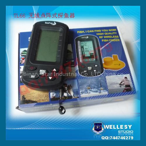 Wireless DOT Martix Sonar Sensor Fish Finder TL66